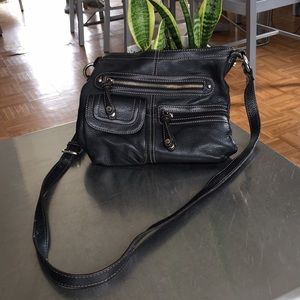 Gorgeous Tignanello/Leather CrossBodyBag w/pockets